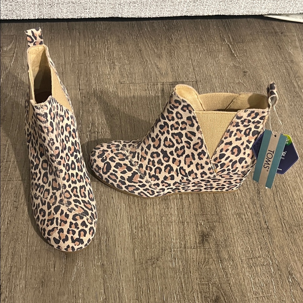 TOMS Animal Print Ankle Boots